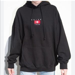 brandy melville christy suisse 1984 hoodie